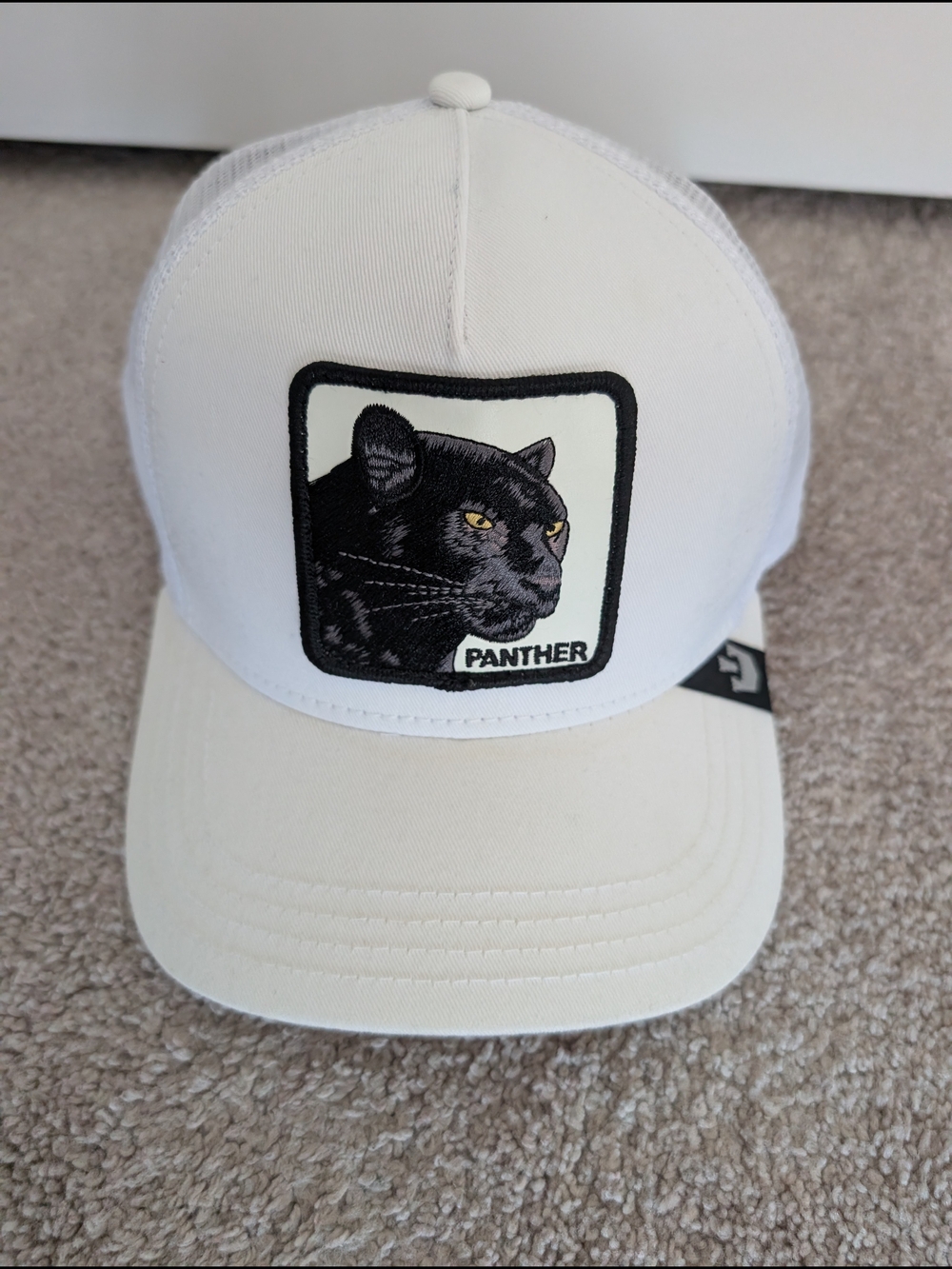 Goorin Bros. White Trucker Cap - Panther